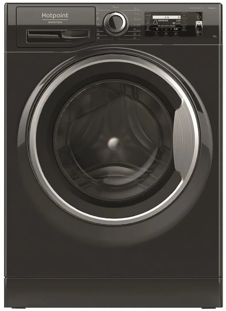 Maşină de spălat rufe Hotpoint-Ariston NLCD 945 BS A EU N, negru