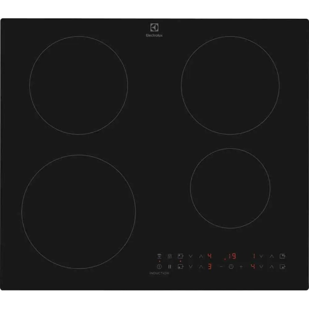 Plită incorporabilă cu inducție Electrolux EIT60433CT, negru