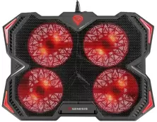 Stand laptop Genesis Oxid 250, negru/roșu