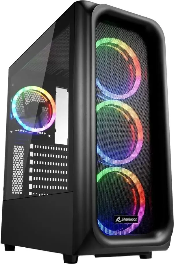 Carcasă Sharkoon TK5M RGB, negru