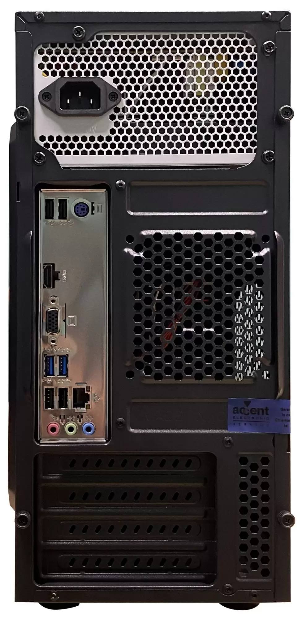 Системный блок Atol PC1017MP (AMD A4-3350B/4ГБ/240ГБ/Linux), черный