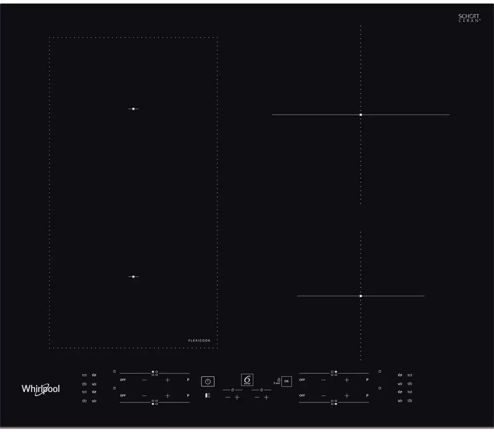 Индукционная панель Whirlpool WL B1160 BF, черный