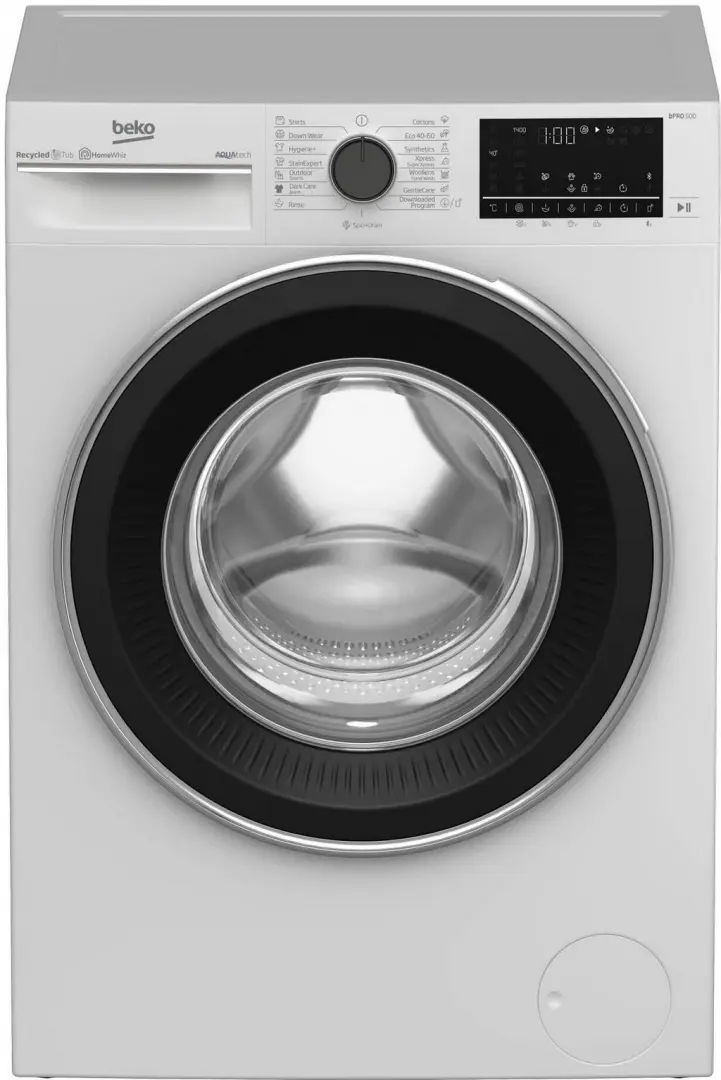 Maşină de spălat rufe Beko B5WFU78418WB, alb