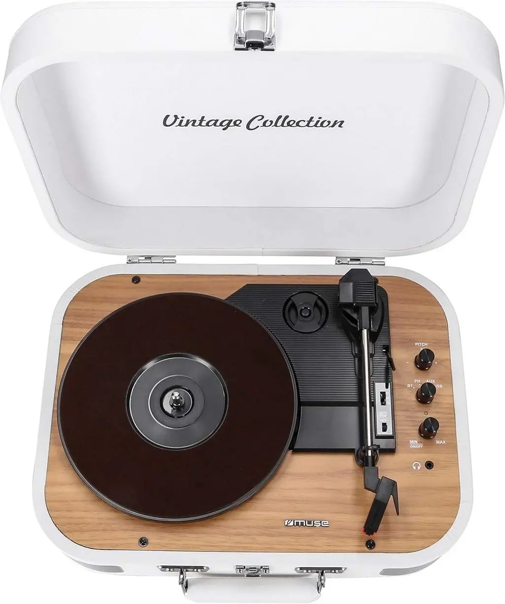 Vinyl Audio System Muse MT-201 WW, alb