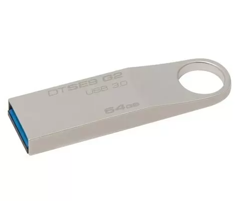 USB-флешка Kingston DataTraveler SE9 G2 64ГБ, серебристый