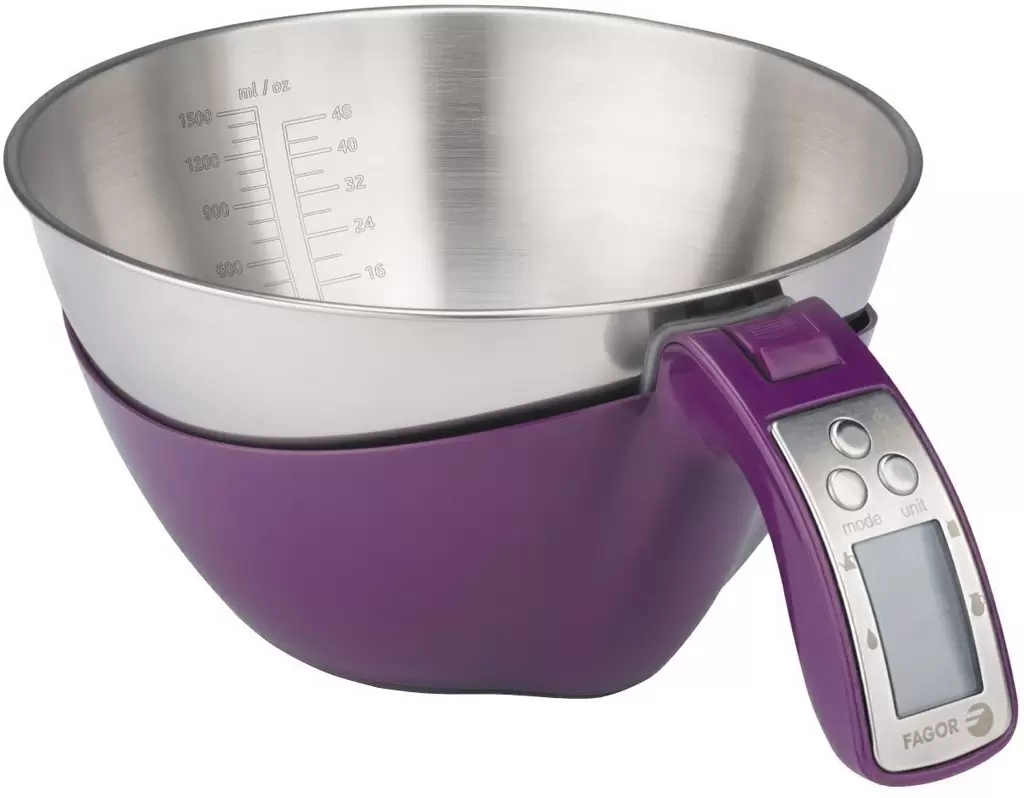 Весы кухонные Fagor BC-550, фиолетовый
