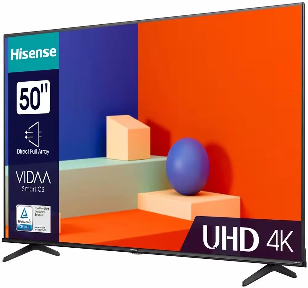 Телевизор Hisense 50A6K, черный