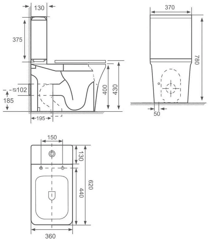 Vas Nomi Impero Rimless, alb