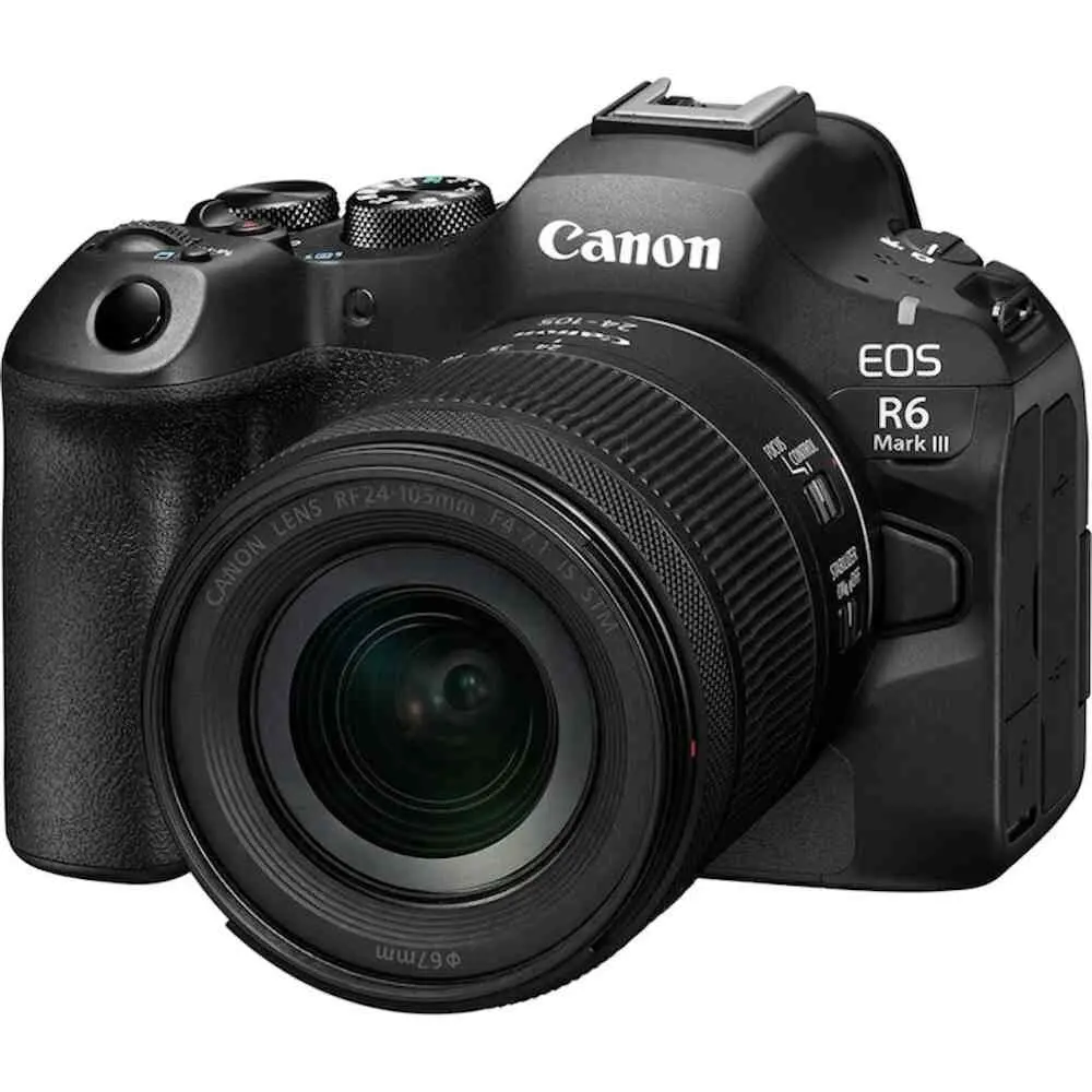 Системный фотоаппарат Canon EOS R6 Mark III & RF 24-105mm f/4 L IS USM Kit, черный