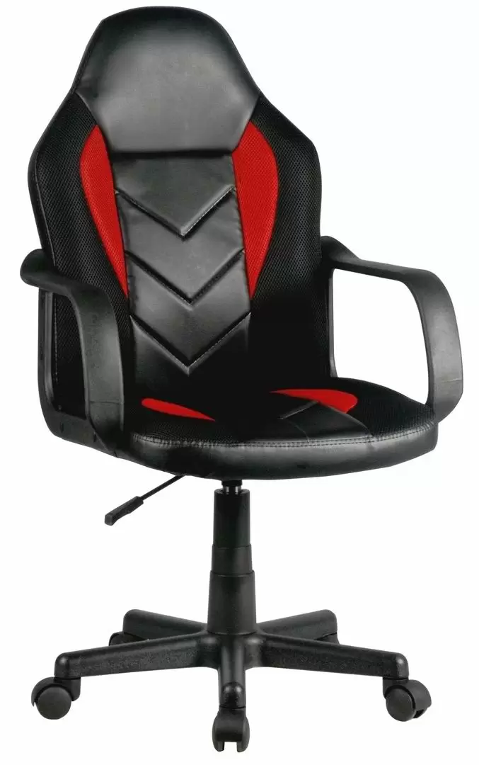 Scaun gaming Akord F4G FG-C18, negru/roșu