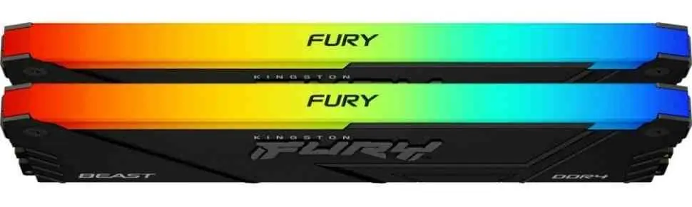 Memorie Kingston FURY Beast RGB 64GB (2x32GB) DDR4-3600MHz, CL18-22-22, 1.35V
