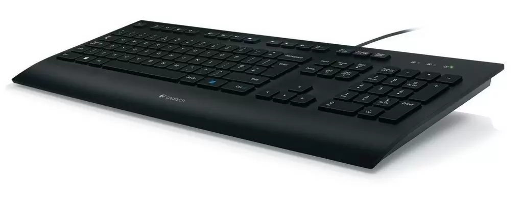 Клавиатура Logitech Corded Keyboard K280e, черный