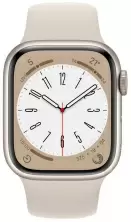 Smartwatch Apple Watch Series 8 45mm, carcasă din aluminiu, curea tip sport stea strălucitoare