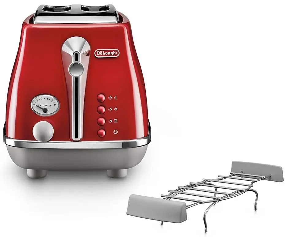 Prăjitor de pâine DeLonghi CTOC 2103 R, roșu