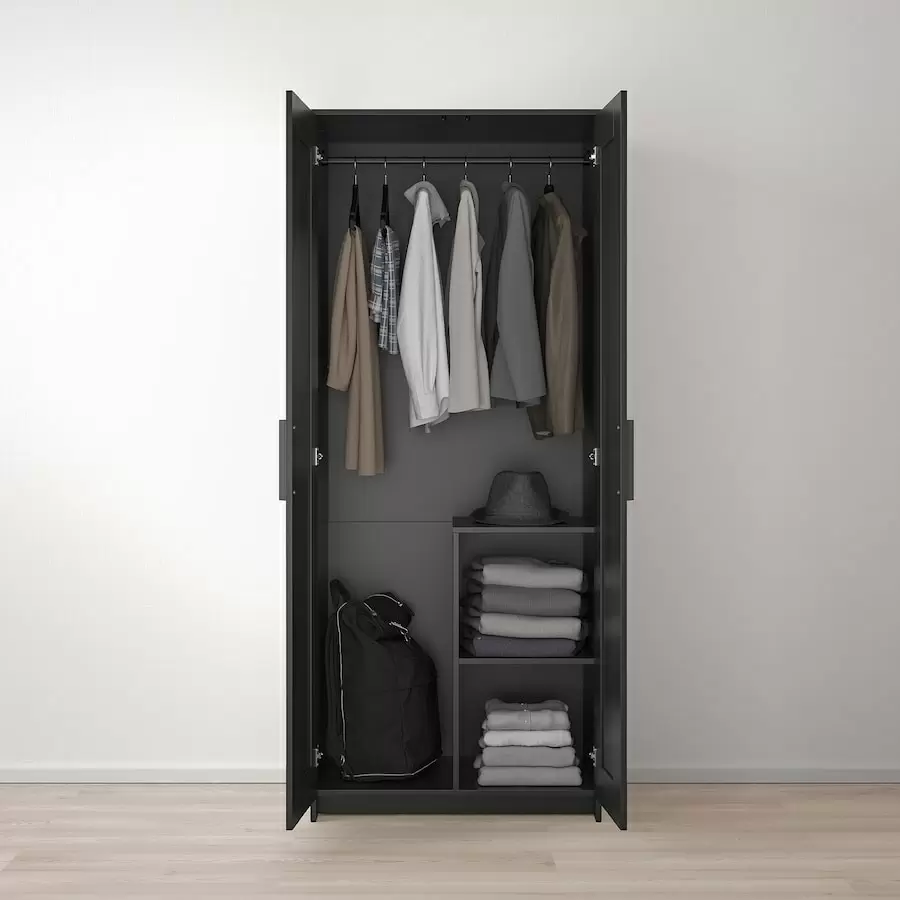 Dulap IKEA Brimnes 78x190cm, negru