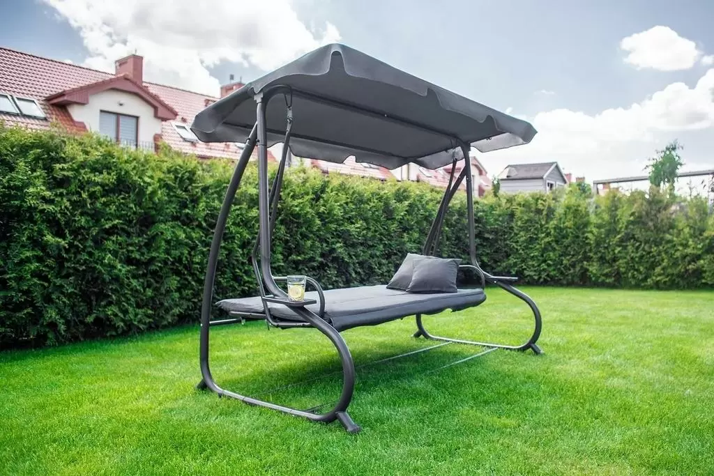 Leagăn de grădină FunFit Relax Plus, gri