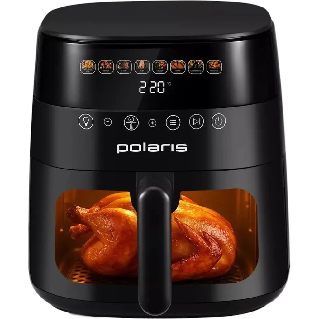 Aerogril Polaris PAF 6003W Black, negru