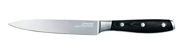 Кухонный нож Rondell RD-329, черный