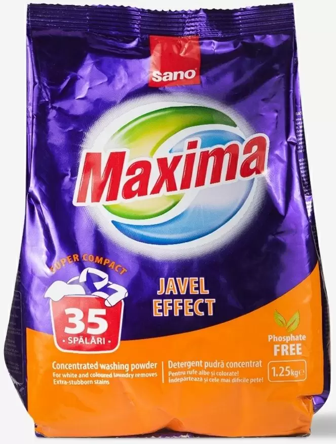 Detergent pentru rufe Sano Maxima Javel Effect 1.25kg