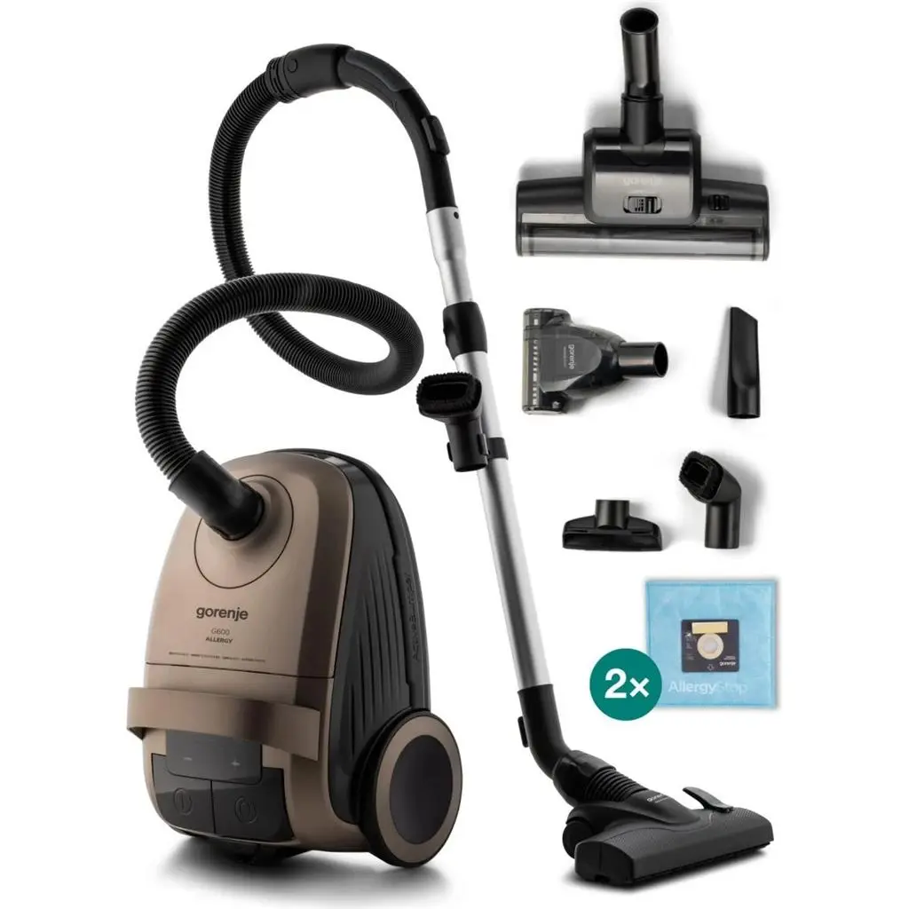 Aspirator cu curățare uscată Gorenje VCE28G6ALLGO, bronz pe tehnoparc.md Aspirator cu curățare uscată Gorenje VCE28G6ALLGO, bronz
