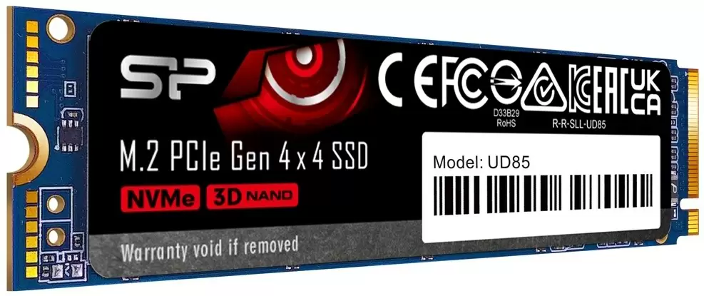 SSD накопитель Silicon Power UD85 NVMe, 500ГБ