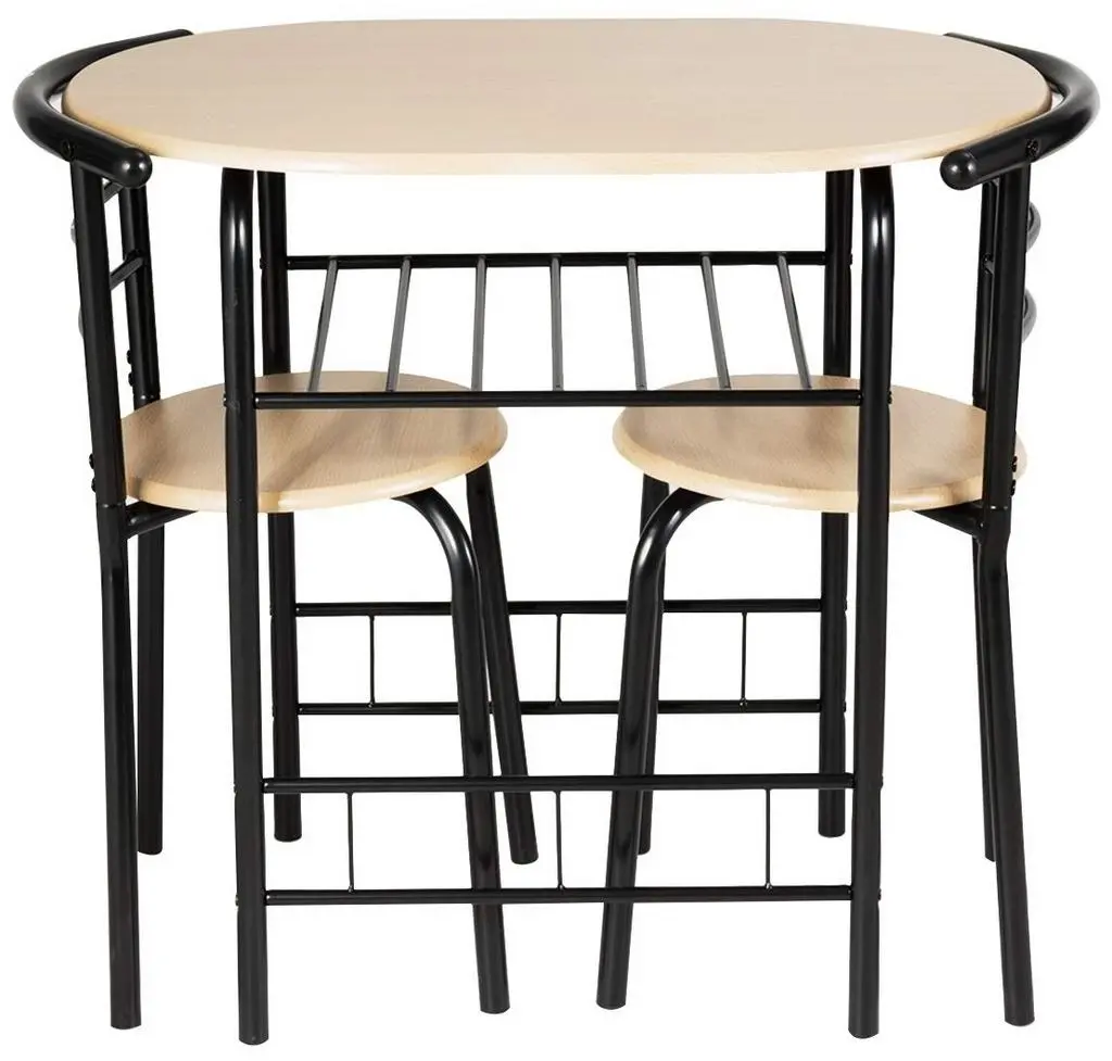 Set masă și scaune Costway HW54057NA, natural/negru