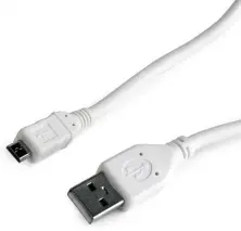 Cablu USB Cablexpert CCP-mUSB2-AMBM-W-1M, alb pe tehnoparc.md Cablu USB Cablexpert CCP-mUSB2-AMBM-W-1M, alb
