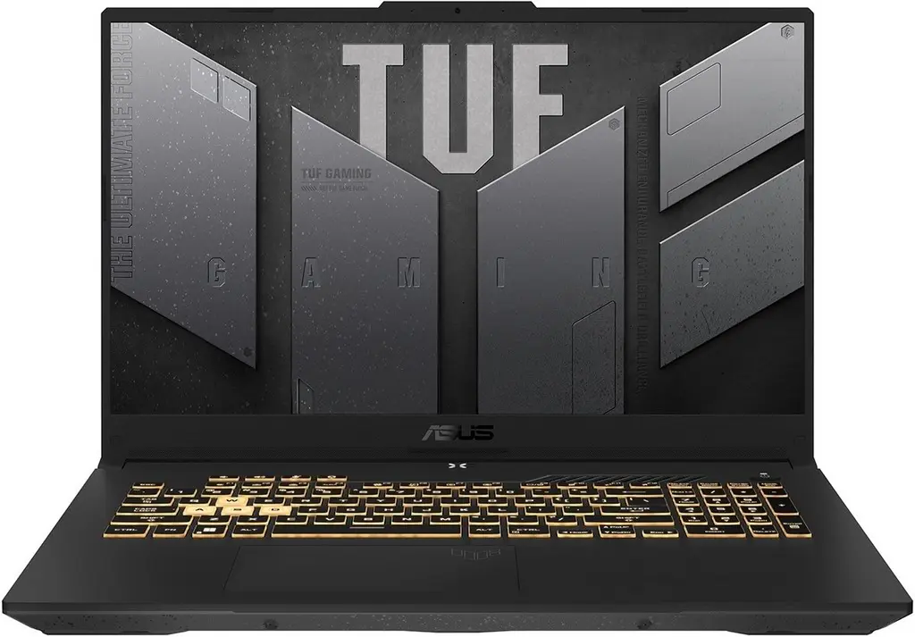Laptop Asus TUF Gaming F17 FX707ZU4 (17.3"/FHD/Core i7-12700H/16GB/512GB/GeForce RTX 4050 6GB), gri pe tehnoparc.md Laptop Asus TUF Gaming F17 FX707ZU4 (17.3"/FHD/Core i7-12700H/16GB/512GB/GeForce RTX 4050 6GB), gri