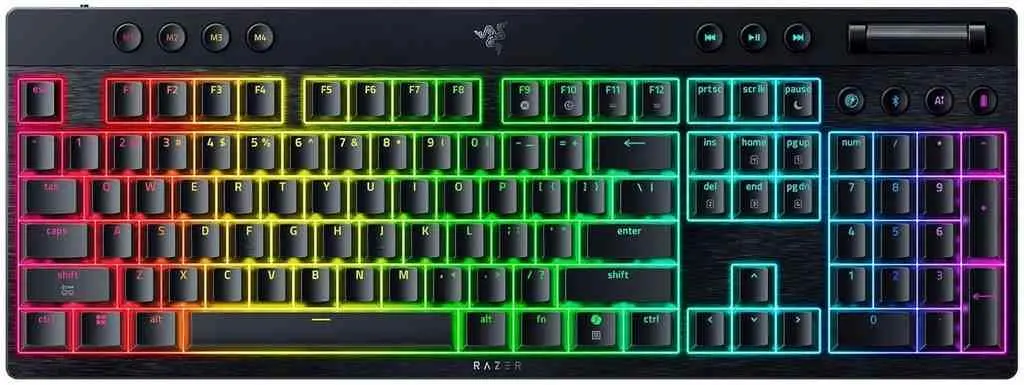 Клавиатура Razer Widow V4 Low-Profile HyperSpeed (EN), черный