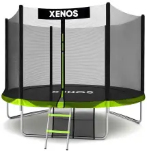 Батут Xenos XT-10FT 305cm, черный/зеленый