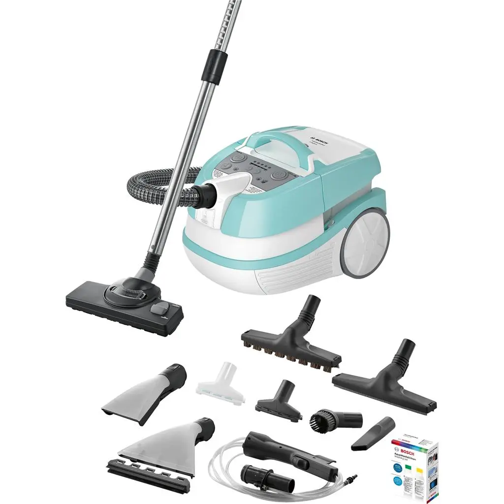 Моющий пылесос Bosch BWD420HYG, голубой на tehnoparc.md Моющий пылесос Bosch BWD420HYG, голубой