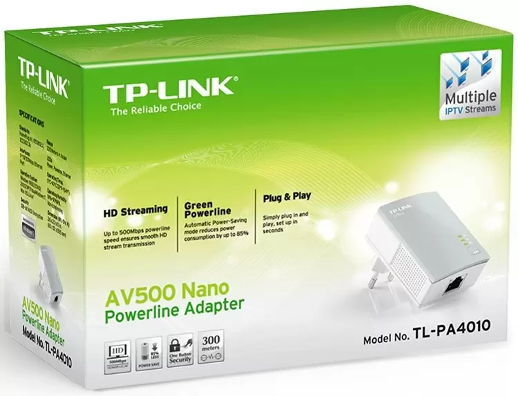 Powerline адаптер TP-Link TL-PA4010