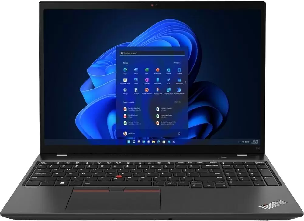 Ноутбук Lenovo ThinkPad T16 Gen 1 (16.0"/WUXGA/Ryzen 7 PRO 6850U/32GB/1TB/AMD Radeon), черный