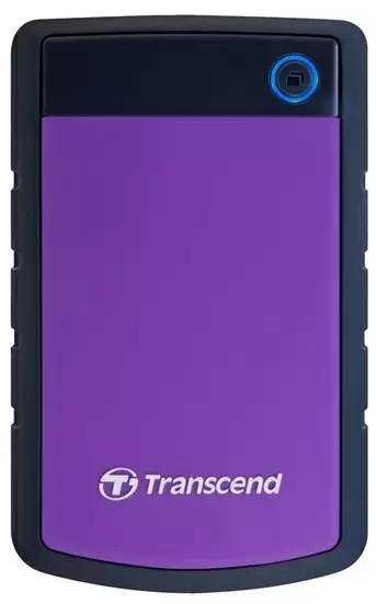 Внешний жесткий диск Transcend StoreJet 25H3 2.5" 1TB, серый/фиолетовый