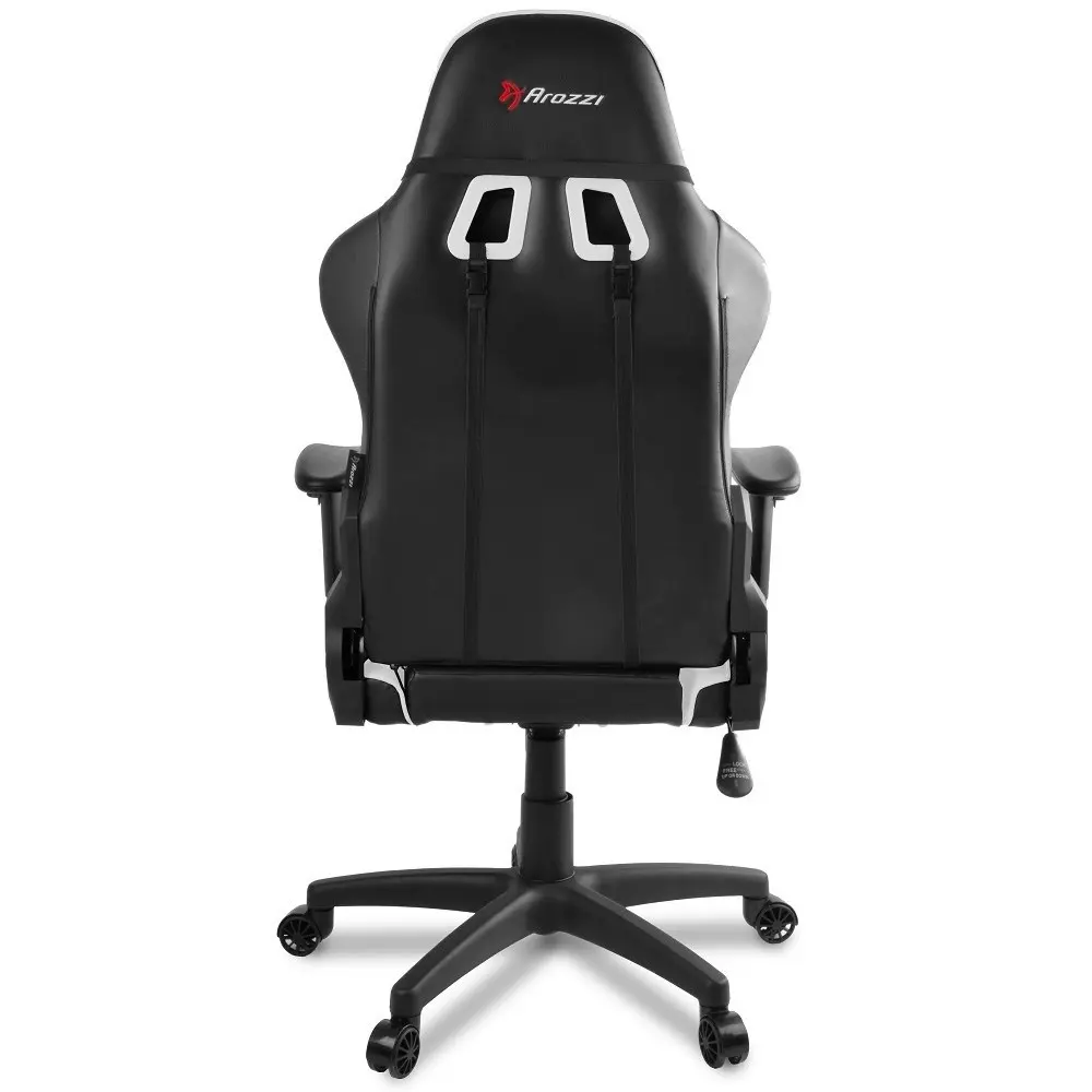 Геймерское кресло Arozzi Verona V2, черный/белый
