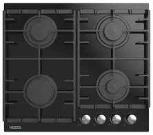 Газовая панель Vesta BH6060IG/BL, черный
