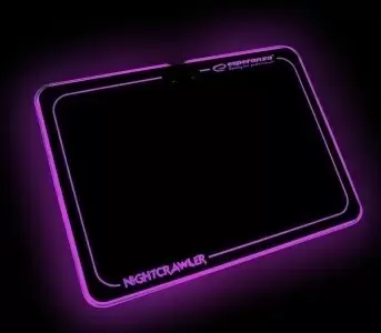 Коврик для мышки Esperanza Nightcrawler Led RGB, черный