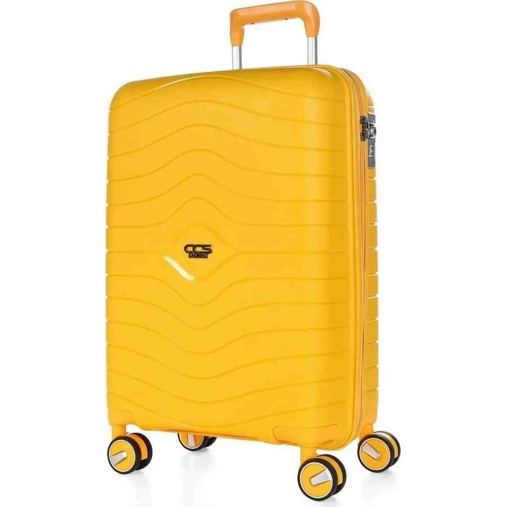 Чемодан CCS 5242 S, желтый