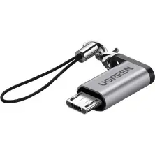 Переходник Ugreen Type-C to Micro-USB, серый