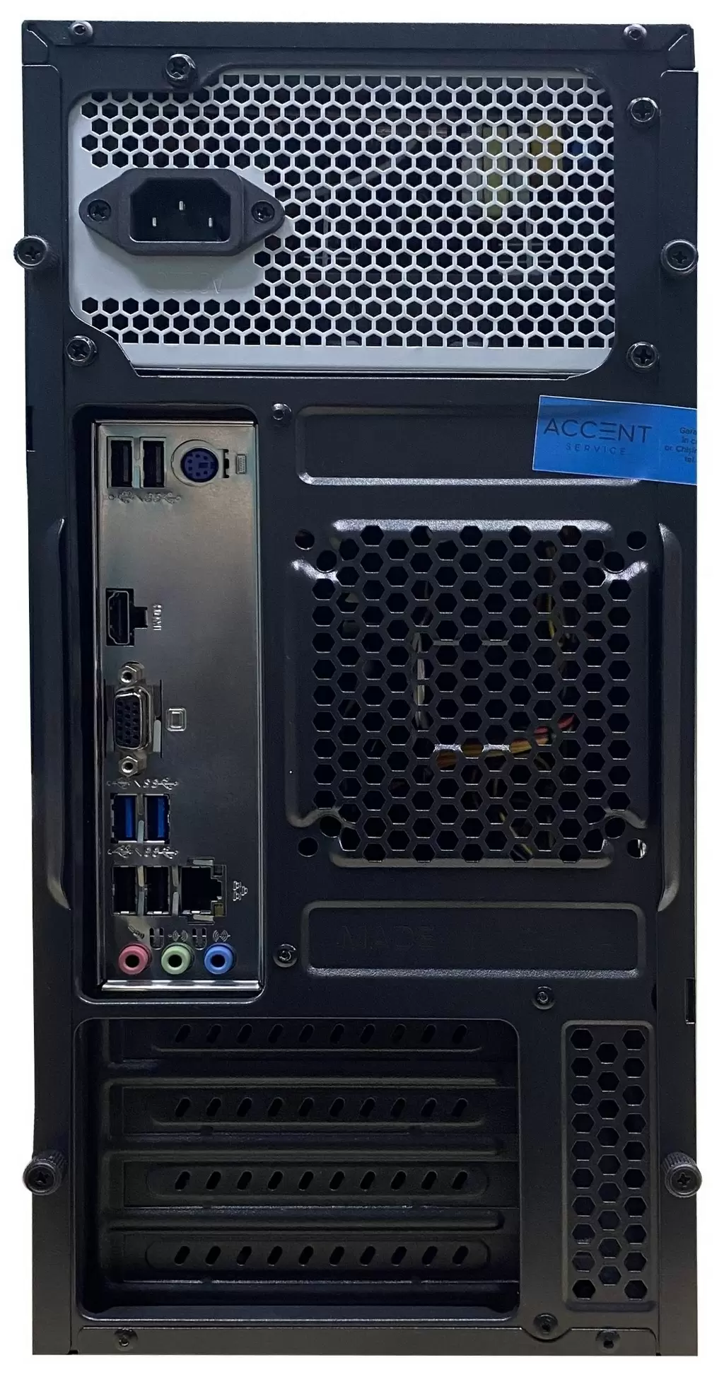 Системный блок Atol PC1043MP (Core i3-10105/8ГБ/240ГБ+1ТБ/Linux), черный