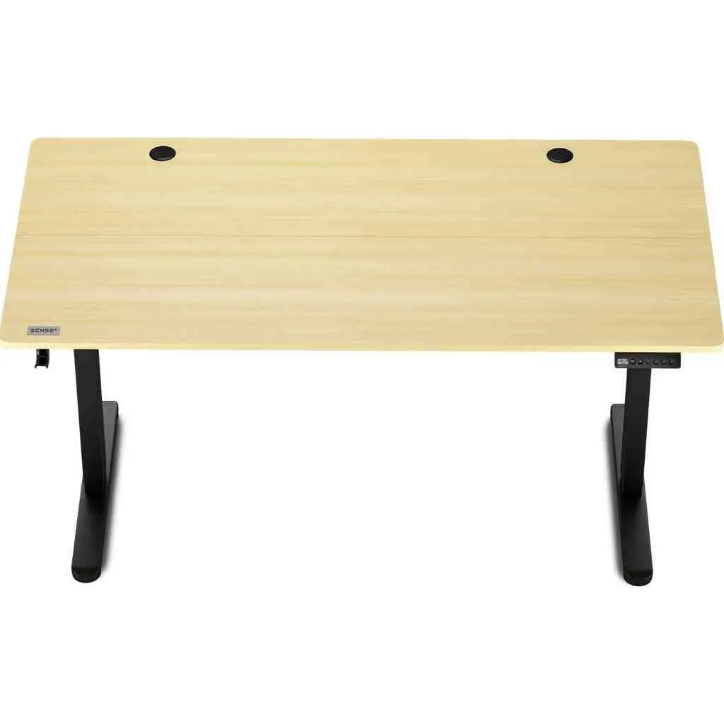 Masă de birou SENSE7 Nojo 140x70, pin negru
