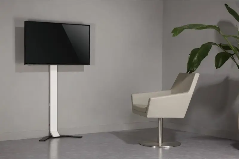 Suport TV de podea Reflecta 80 Super Slim, alb