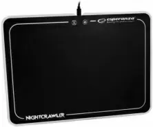 Mousepad Esperanza Nightcrawler Led RGB, negru