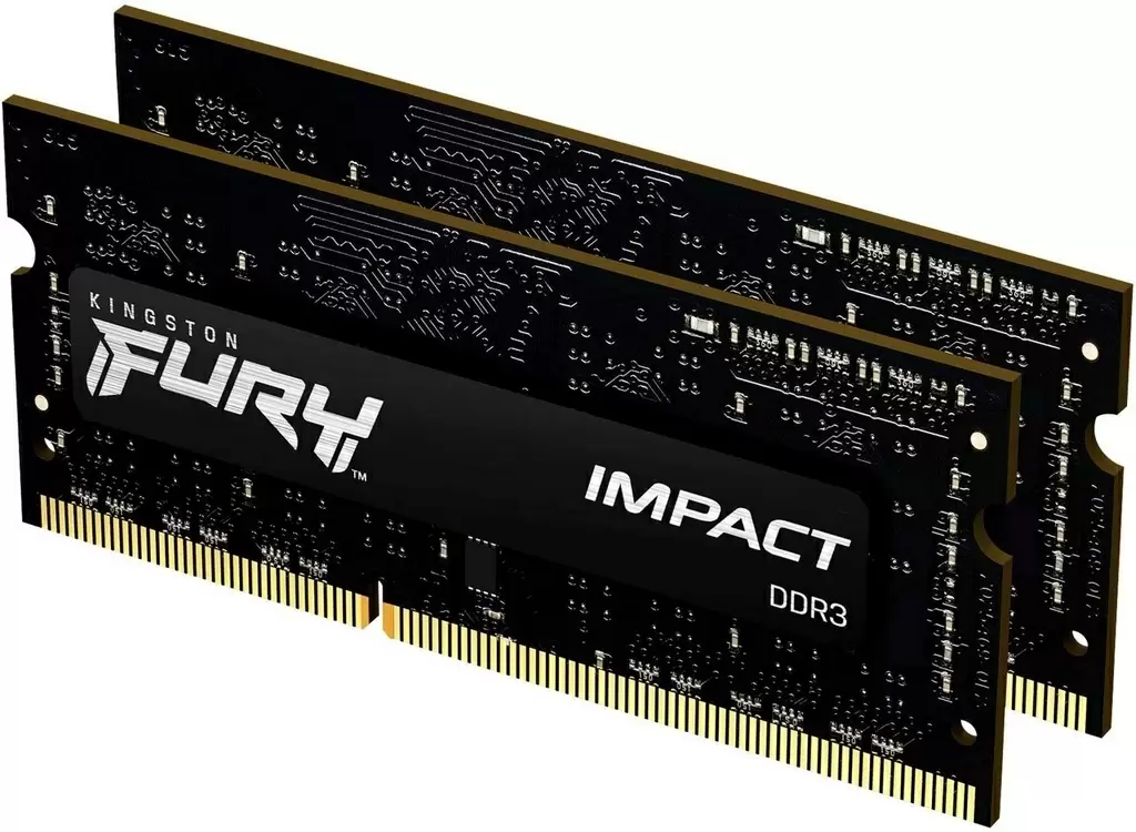 Memorie SO-DIMM Kingston Fury Impact 16GB (2x8GB) DDR3L-1866MHz, CL11, 1.35V