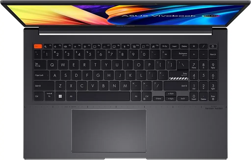 Laptop Asus Vivobook S 15 K3502ZA (15.6"/2.8K/Core i7-12700H/16GB/1TB/Intel Iris Xe), negru pe tehnoparc.md Laptop Asus Vivobook S 15 K3502ZA (15.6"/2.8K/Core i7-12700H/16GB/1TB/Intel Iris Xe), negru