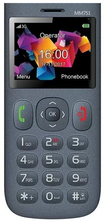 Telefon mobil Maxcom MM751, gri