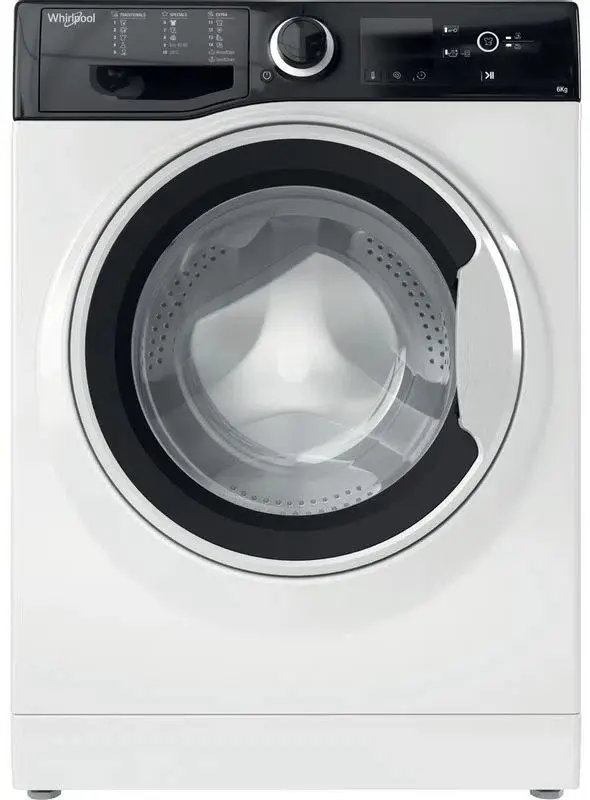 Maşină de spălat rufe Whirlpool WRBSS 6215 B EU, alb pe tehnoparc.md Maşină de spălat rufe Whirlpool WRBSS 6215 B EU, alb