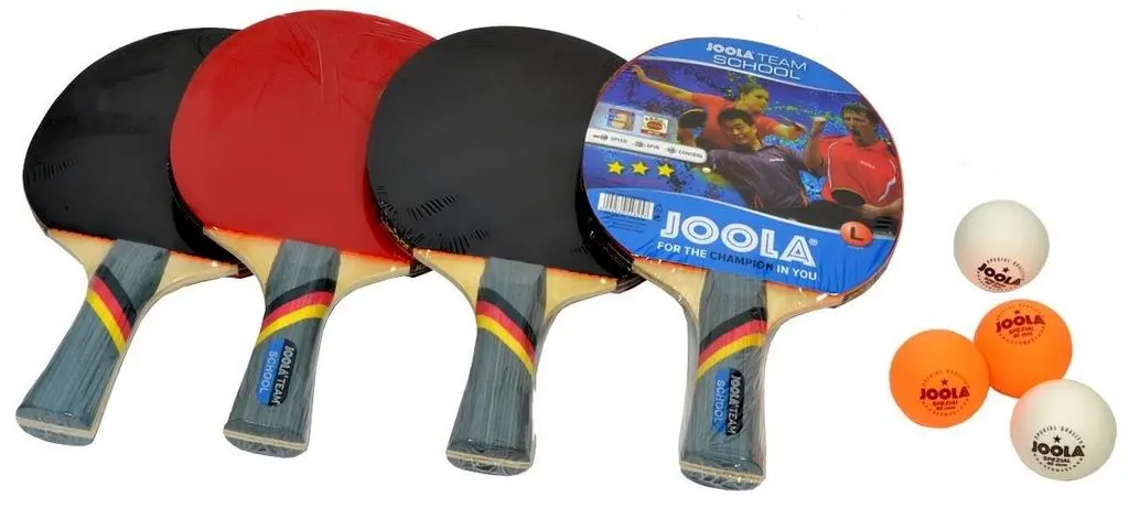 Set pentru tenis de masă Joola School 4 548257, negru/roșu/albastru