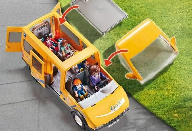 Set jucării Playmobil School Van