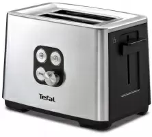 Тостер Tefal TT420D30, черный/нержавеющая сталь